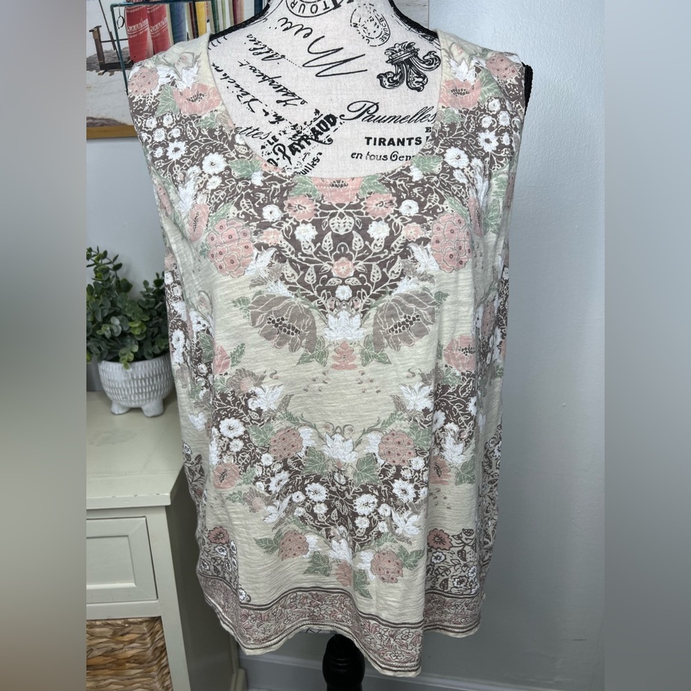 Lucky Brand Floral Sleeveless Top
